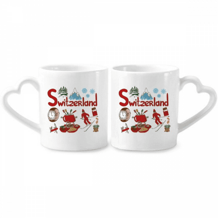 Switzerland National symbol Landmark Couple Porcelain Mug Set Cerac Lover Cup Heart Handle
Switzerland National symbol Landmark Couple Porcelain Mug Set Cerac Lover Cup Heart Handle