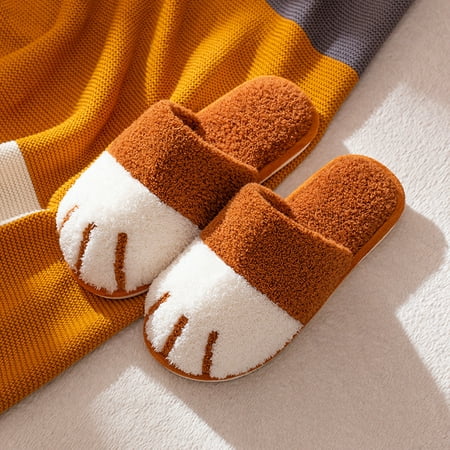 Hhdxre Warm Plush Slippers Cute Cat Paw Shaped Fuzzy Slip on House Shoes Winter Soft Cozy Anti-Skid Feet Wear for Indoor(Caramel Color 36-37)
Hhdxre Warm Plush Slippers Cute Cat Paw Shaped Fuzzy Slip on House Shoes Winter Soft Cozy Anti-Skid Feet Wear for Indoor(Caramel Color 36-37)