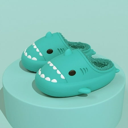 CoCopeanut 3d Cartoon Shark Home Slippers For Children Boys Girls Winter Warm Plush Anti Skid Soft Sole Baby Toddler Indoor Household Shoes
CoCopeanut 3d Cartoon Shark Home Slippers For Children Boys Girls Winter Warm Plush Anti Skid Soft Sole Baby Toddler Indoor Household Shoes