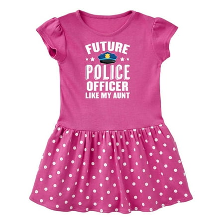 Inktastic Future Police Officer Like My Aunt Gift Toddler Girl Dress