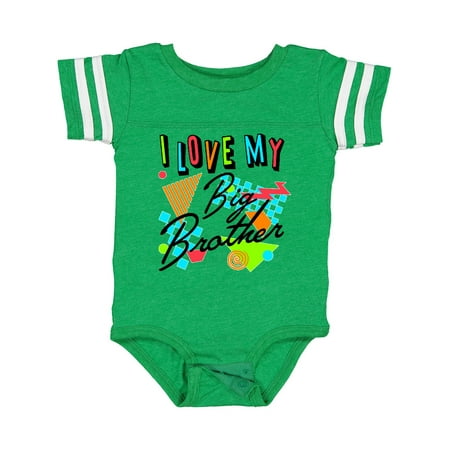 Inktastic I Love My Big Brother- 80s Retro Style Gift Baby Boy or Baby Girl Bodysuit
Inktastic I Love My Big Brother- 80s Retro Style Gift Baby Boy or Baby Girl Bodysuit