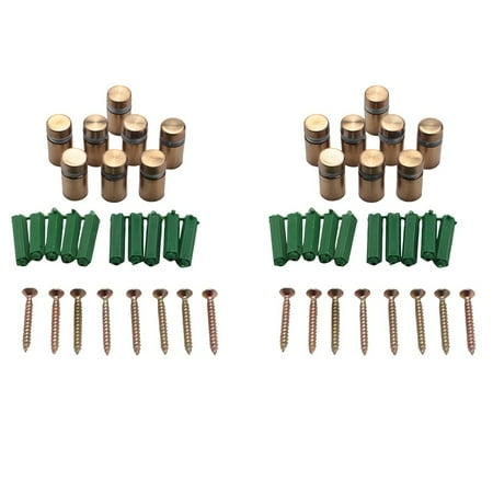 16 Sets Standoff Screws Advertising Nail Standoff Wall Mounting Hardware for Hanging Acrylic Picture Frame (12 x 20mm)
16 Sets Standoff Screws Advertising Nail Standoff Wall Mounting Hardware for Hanging Acrylic Picture Frame (12 x 20mm)