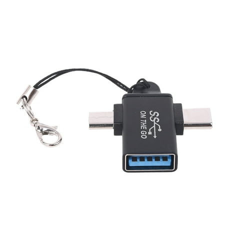 FAIOIN 2in1 90 Degree Micro USB Type C OTG Adapter Converter for Cellphone Tablet PC
FAIOIN 2in1 90 Degree Micro USB Type C OTG Adapter Converter for Cellphone Tablet PC