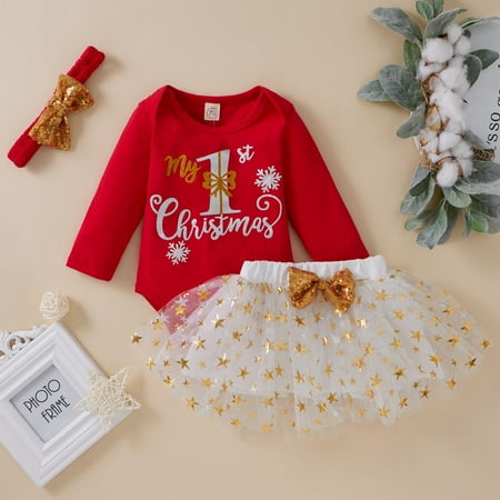 FZM Christmas Girls Long Sleeve Christmas Letter Printed Romper Bodysuit Paillette Tulle Skirts Headbands Outfits
FZM Christmas Girls Long Sleeve Christmas Letter Printed Romper Bodysuit Paillette Tulle Skirts Headbands Outfits