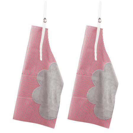 Adjustable Bib Apron for Women Waterproof Kitchen Cooking Apron with Pocket-2 Side Coral Velvet Towels
Adjustable Bib Apron for Women Waterproof Kitchen Cooking Apron with Pocket-2 Side Coral Velvet Towels