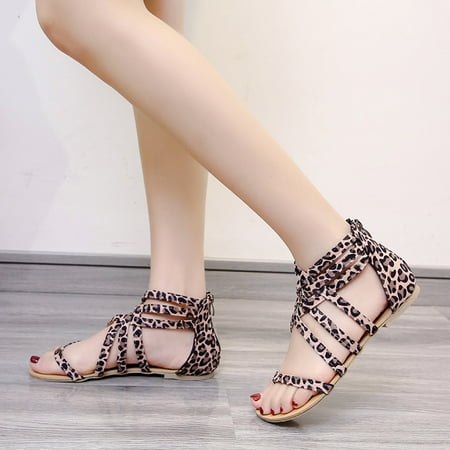 Aayomet Summer Sandals for Women Open Shoes Women Leopard Casual Flat Breathable Print Summer Toe Sandals Zipper Women s sandals Pink 9
Aayomet Summer Sandals for Women Open Shoes Women Leopard Casual Flat Breathable Print Summer Toe Sandals Zipper Women s sandals Pink 9