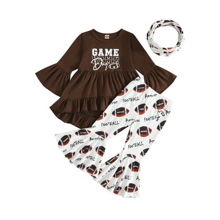 Bagilaanoe 3pcs Toddler Baby Girl Long Pants Set Long Bell Sleeve A Line Dress Tops + Flare Trousers + Scarf 12M 18M 24M 3T 4T 5T Kids Casual Outfits
Bagilaanoe 3pcs Toddler Baby Girl Long Pants Set Long Bell Sleeve A Line Dress Tops + Flare Trousers + Scarf 12M 18M 24M 3T 4T 5T Kids Casual Outfits
