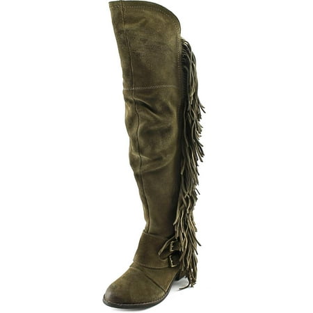 UPC 884886689401 product image for Naughty Monkey Frilly Fanta Women US 7.5 Brown Knee High Boot UK 5.5 | upcitemdb.com