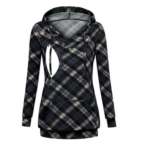 Tangnade pregnant costumes for women maternity dress Winter Women s Multifunctional Lactation Plaid Stitching Long Sleeve Top
Tangnade pregnant costumes for women maternity dress Winter Women s Multifunctional Lactation Plaid Stitching Long Sleeve Top