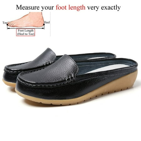 Summer Genuine Leather Women Flats Hollow Slip On Leather Loafers Ladies Shoes Korean Style Soft Moccasins Half Slippers Size 43
Summer Genuine Leather Women Flats Hollow Slip On Leather Loafers Ladies Shoes Korean Style Soft Moccasins Half Slippers Size 43