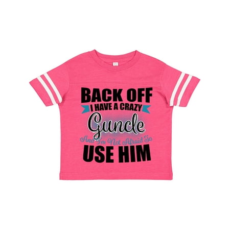 Inktastic Back off I Have a Crazy Guncle and I m Not Afraid to Use Him Gift Toddler Boy or Toddler Girl T-Shirt
Inktastic Back off I Have a Crazy Guncle and I m Not Afraid to Use Him Gift Toddler Boy or Toddler Girl T-Shirt