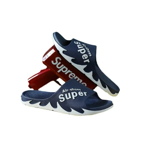 Abby Selection Men s Non-Slip Super Soft Slippers Air Shoes Shower Spa Bath Pool Beach House Sandals - Blue
Abby Selection Men s Non-Slip Super Soft Slippers Air Shoes Shower Spa Bath Pool Beach House Sandals - Blue