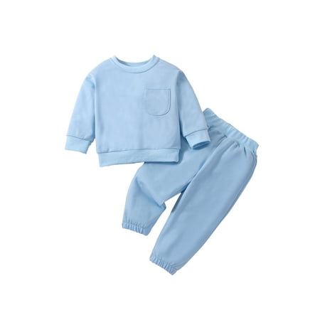 aturustex Toddler Boys Fall Clothes Solid Color Long Sleeve Sweatshirt Tops and Elastic Casual Pants Outfits
aturustex Toddler Boys Fall Clothes Solid Color Long Sleeve Sweatshirt Tops and Elastic Casual Pants Outfits