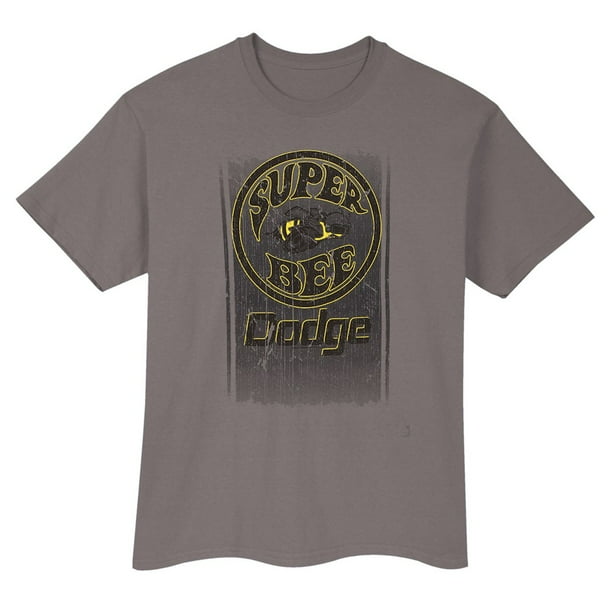 Unisex-Adult Officially Licensed Distressed Logo Super Bee T-Shirt