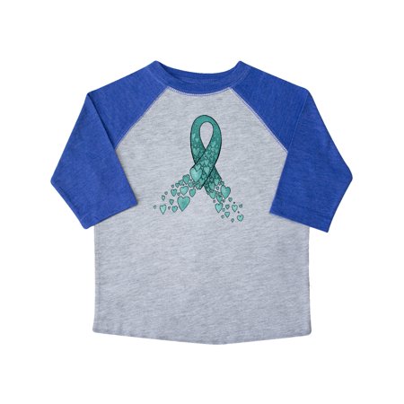 Inktastic Ovarian Cancer Awareness Teal Ribbon Made of Hearts Gift Toddler Boy or Toddler Girl T-Shirt
Inktastic Ovarian Cancer Awareness Teal Ribbon Made of Hearts Gift Toddler Boy or Toddler Girl T-Shirt