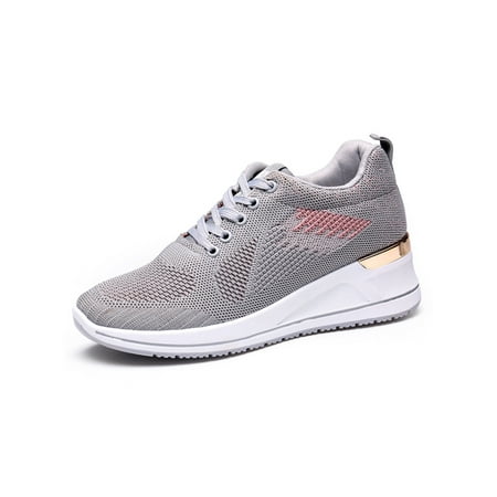 Tenmix Ladies Comfort Trainers Work Slope Heel Platform Casual Sneaker Outdoor Lightweight Sneakers Gray 6.5
Tenmix Ladies Comfort Trainers Work Slope Heel Platform Casual Sneaker Outdoor Lightweight Sneakers Gray 6.5