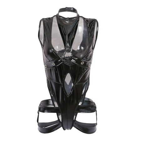 Cathalem Submissive Lingerie for Women plus Womenâs Wet Look Lingerie Leather Bodysuit Mesh Lingerie plus Size Women 3x Underwear Black X-Large
Cathalem Submissive Lingerie for Women plus Womenâs Wet Look Lingerie Leather Bodysuit Mesh Lingerie plus Size Women 3x Underwear Black X-Large