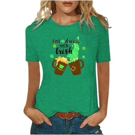 Mrat Short Sleeve Round-Neck Blouses & Shirts T-shirts for Women Graphic Tees Ladies Fashion Tops Printed Casual Fit Tee Shirts Blouse Print Shirt Corset Tops for Female
Mrat Short Sleeve Round-Neck Blouses & Shirts T-shirts for Women Graphic Tees Ladies Fashion Tops Printed Casual Fit Tee Shirts Blouse Print Shirt Corset Tops for Female
