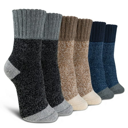 Time May Tell Womens Merino Wool Socks Thick Knit Warm Cushion Wool-Socks-for-Women 2/3 Pack(Dark Grey/Brown/Blue/Multi(3 Pairs) US Size 5~9)
Time May Tell Womens Merino Wool Socks Thick Knit Warm Cushion Wool-Socks-for-Women 2/3 Pack(Dark Grey/Brown/Blue/Multi(3 Pairs) US Size 5~9)