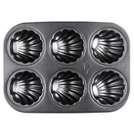 Carbon Steel Baking Pan 6 Cells High Temperature Resistance Casting Die for Muffin Chocolate Candy B
Carbon Steel Baking Pan 6 Cells High Temperature Resistance Casting Die for Muffin Chocolate Candy B