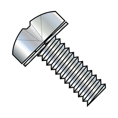 10-32X3/8 Phillips Pan Split Lock Washer Sems Fully Threaded Zinc (Pack Qty 7 000) BC-1106SPP