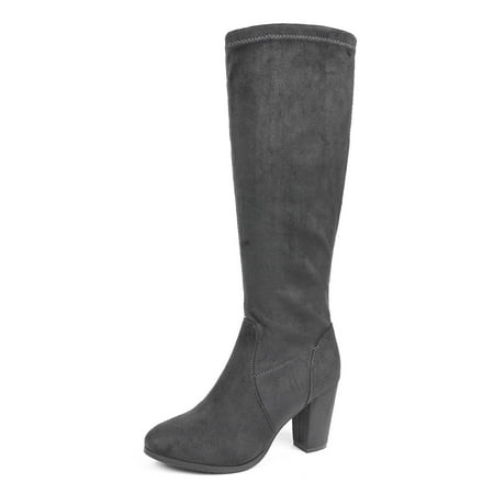 Pairs Women Suede/Pu Classic Chunky Heel Platform Knee High And Up Boots Midleg Dark/Blue Size 6.5
Pairs Women Suede/Pu Classic Chunky Heel Platform Knee High And Up Boots Midleg Dark/Blue Size 6.5