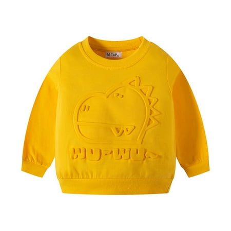 Fsqjgq Clothes for Toddler Boys Kids Toddler Baby Girls Boys Autumn Winter Crew Neck Dinosaur Cartoon Print Cotton Long Sleeve Sweatshirt Hoodie Pullover Clothes Boys Top Hoodie Yellow 120
Fsqjgq Clothes for Toddler Boys Kids Toddler Baby Girls Boys Autumn Winter Crew Neck Dinosaur Cartoon Print Cotton Long Sleeve Sweatshirt Hoodie Pullover Clothes Boys Top Hoodie Yellow 120