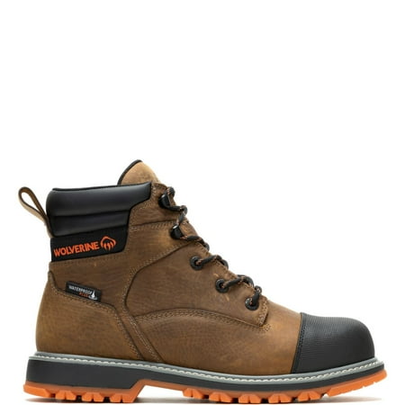 Wolverine Floorhand LX Cap-Toe Steel-Toe 6 Work Boot Men Sudan Brown