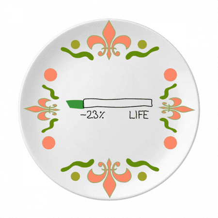 Life Energy Progress Bar Pregnant Baby Mother Flower Ceramics Plate Tableware Dinner Dish
Life Energy Progress Bar Pregnant Baby Mother Flower Ceramics Plate Tableware Dinner Dish