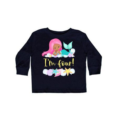 Inktastic I m 4 Mermaid with Pink Hair and Shells Gift Toddler Boy or Toddler Girl Long Sleeve T-Shirt
Inktastic I m 4 Mermaid with Pink Hair and Shells Gift Toddler Boy or Toddler Girl Long Sleeve T-Shirt