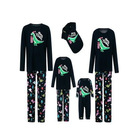 Christmas Family Pajamas Matching Sets Dinosaur printing Sleepwear for Baby Adults and Kids Holiday PJS Set
Christmas Family Pajamas Matching Sets Dinosaur printing Sleepwear for Baby Adults and Kids Holiday PJS Set