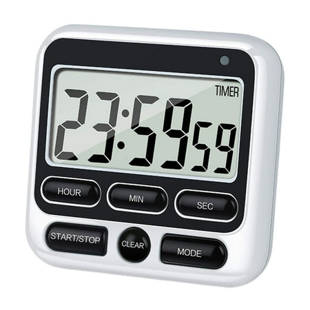 Mightlink Time Reminder Magnetic Backrest Silent Mode Plastic Large Display Number Timer Kitchen Cooking Baking Tool for Examination Room
Mightlink Time Reminder Magnetic Backrest Silent Mode Plastic Large Display Number Timer Kitchen Cooking Baking Tool for Examination Room