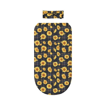 Lafuoo Royal Blue Plaid Sunflower Pattern 0-6 Months Newborn Swaddle Bag Headband Set for Girls Clothes Baby Care Products
Lafuoo Royal Blue Plaid Sunflower Pattern 0-6 Months Newborn Swaddle Bag Headband Set for Girls Clothes Baby Care Products