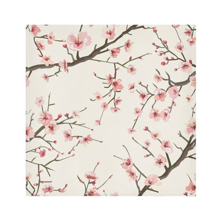 JSTEL Cherry Blossom Sakura Flower Floral Cloth Napkins Set of 6 20x20 Inch Washable and Reusable Napkin for Decoupage Dinner Party Everyday Use 
JSTEL Cherry Blossom Sakura Flower Floral Cloth Napkins Set of 6 20x20 Inch Washable and Reusable Napkin for Decoupage Dinner Party Everyday Use