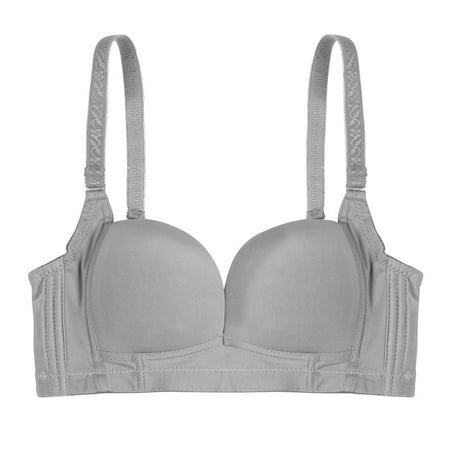 Abcelit Clearance! Women Sexy Seamless Bra Underwear Push-up Wire Free Thin Bra Padded Gather Women Intimates Gray 70B
Abcelit Clearance! Women Sexy Seamless Bra Underwear Push-up Wire Free Thin Bra Padded Gather Women Intimates Gray 70B