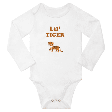 Cute Baby Long Jumpsuits Lil Tiger Animal Funny Newborn Clothes (White 12-18 Months)
Cute Baby Long Jumpsuits Lil Tiger Animal Funny Newborn Clothes (White 12-18 Months)