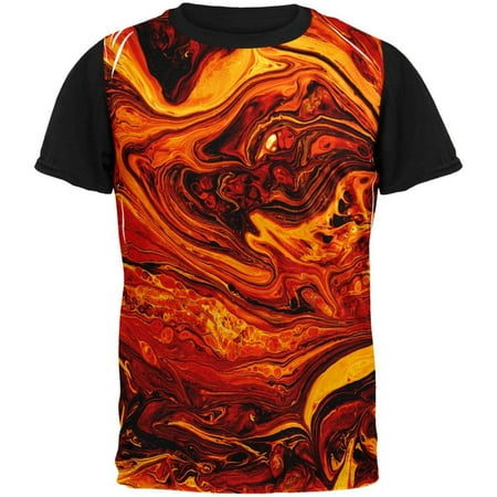 Hot Lava Adult Black Back T-Shirt