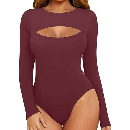 Jumpsuits Bodysuit For Women 2022 Solid Color Long Sleeve Nightclub Jumpsuit For Women Body Suits Women Clothing Underwear Pajamas Lingerie For Women
Jumpsuits Bodysuit For Women 2022 Solid Color Long Sleeve Nightclub Jumpsuit For Women Body Suits Women Clothing Underwear Pajamas Lingerie For Women