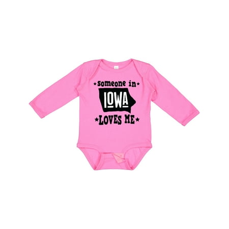 Inktastic Someone in Iowa Loves Me Souvenir Gift Baby Boy or Baby Girl Long Sleeve Bodysuit 
Inktastic Someone in Iowa Loves Me Souvenir Gift Baby Boy or Baby Girl Long Sleeve Bodysuit