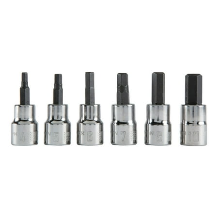 Craftsman 3/8 in. drive Metric Hex Bit Socket Set 6 pc. - Case Of: 1; Each Pack Qty: 6; Total Items Qty: 6
Craftsman 3/8 in. drive Metric Hex Bit Socket Set 6 pc. - Case Of: 1; Each Pack Qty: 6; Total Items Qty: 6