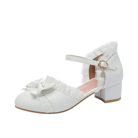 Tengma Toddler Girl Sandals Summer Toddler Girls Dress Bow Tie Shoes Low Heels Flower Party Wedding High School Prom Shoes Sandals for Girls (White Size: 30)
Tengma Toddler Girl Sandals Summer Toddler Girls Dress Bow Tie Shoes Low Heels Flower Party Wedding High School Prom Shoes Sandals for Girls (White Size: 30)