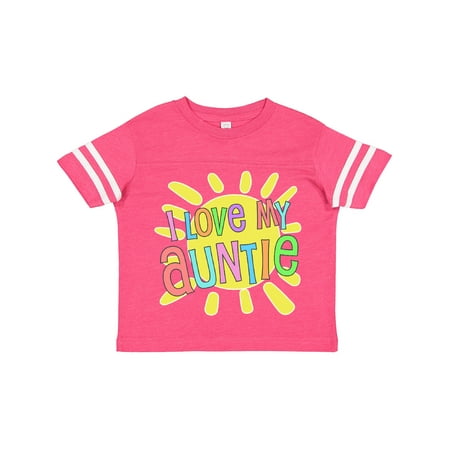 Inktastic I Love My Auntie- Sun and Rainbow Letters Gift Toddler Boy or Toddler Girl T-Shirt
Inktastic I Love My Auntie- Sun and Rainbow Letters Gift Toddler Boy or Toddler Girl T-Shirt