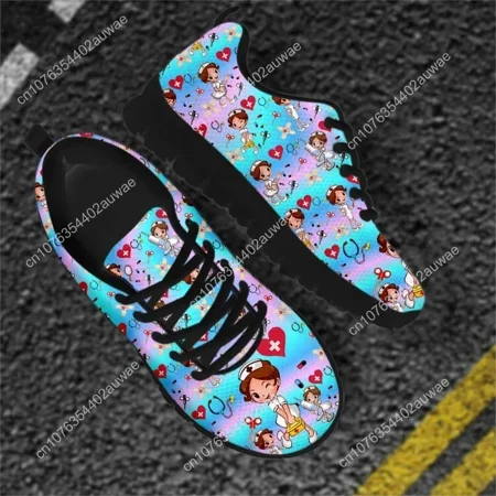 Nurse Drawing Women s Shoes Rainbow Nursing Medical Lace Up Sport Sneaker Healthcare Design Casual Flats Shoes Lightweight
Nurse Drawing Women s Shoes Rainbow Nursing Medical Lace Up Sport Sneaker Healthcare Design Casual Flats Shoes Lightweight