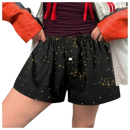 Shorts For Women Casual Fashion Pant Women Shorts Cute Soft Elastic Low Waist Plaid Print Button Front Pajama Bottoms Boxer Shorts Sleepwear
Shorts For Women Casual Fashion Pant Women Shorts Cute Soft Elastic Low Waist Plaid Print Button Front Pajama Bottoms Boxer Shorts Sleepwear