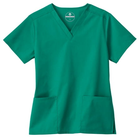 Fundamentals Womens 2 Pocket Scrub Top Style 14700