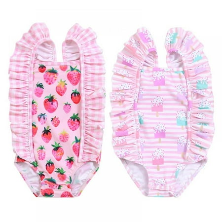 GYRATEDREAM Toddler Baby Girl Swimsuit Infant Girls One Piece Ruffle Bathing Suit 0-6 Years
GYRATEDREAM Toddler Baby Girl Swimsuit Infant Girls One Piece Ruffle Bathing Suit 0-6 Years