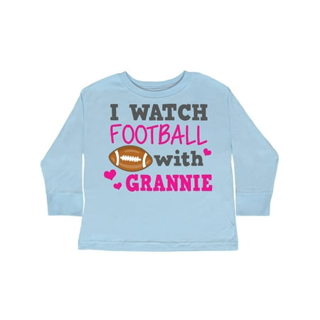 Inktastic I Watch Football with My Grannie Gift Toddler Toddler Girl Long Sleeve T-Shirt
Inktastic I Watch Football with My Grannie Gift Toddler Toddler Girl Long Sleeve T-Shirt