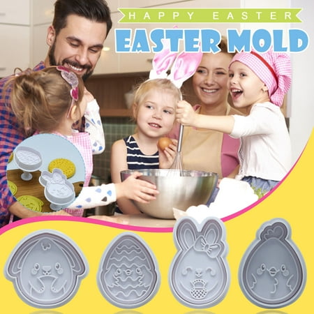 Herrnalise Cookie Fondant Stampers 4-Piece Set Easter Day Cake Cookie Set Mold Tools Home and Garden Clearance
Herrnalise Cookie Fondant Stampers 4-Piece Set Easter Day Cake Cookie Set Mold Tools Home and Garden Clearance