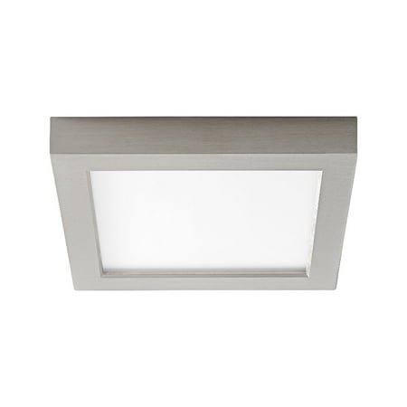 7 inch 13.5W 1 Led Square Flush Mount-Satin Nickel Finish Bailey Street Home 766-Bel-4236058
7 inch 13.5W 1 Led Square Flush Mount-Satin Nickel Finish Bailey Street Home 766-Bel-4236058