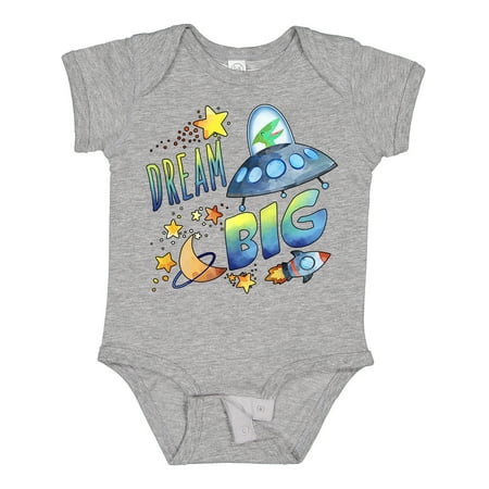 Inktastic Dream Big Cute Space Dinosaur Flying Spaceship Gift Baby Boy or Baby Girl Bodysuit
Inktastic Dream Big Cute Space Dinosaur Flying Spaceship Gift Baby Boy or Baby Girl Bodysuit